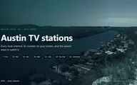 Austin TV stations: Lake Austin seen from Mount Bonnell, near the West Austin hills where most Austin TV towers stand, with the main local channels by number, 7 FOX, 18 PBS, 24 ABC, 36 NBC, 42 CBS, 54 CW and 62 Univision