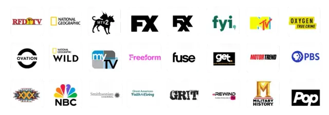 Channels available on IPTVZ