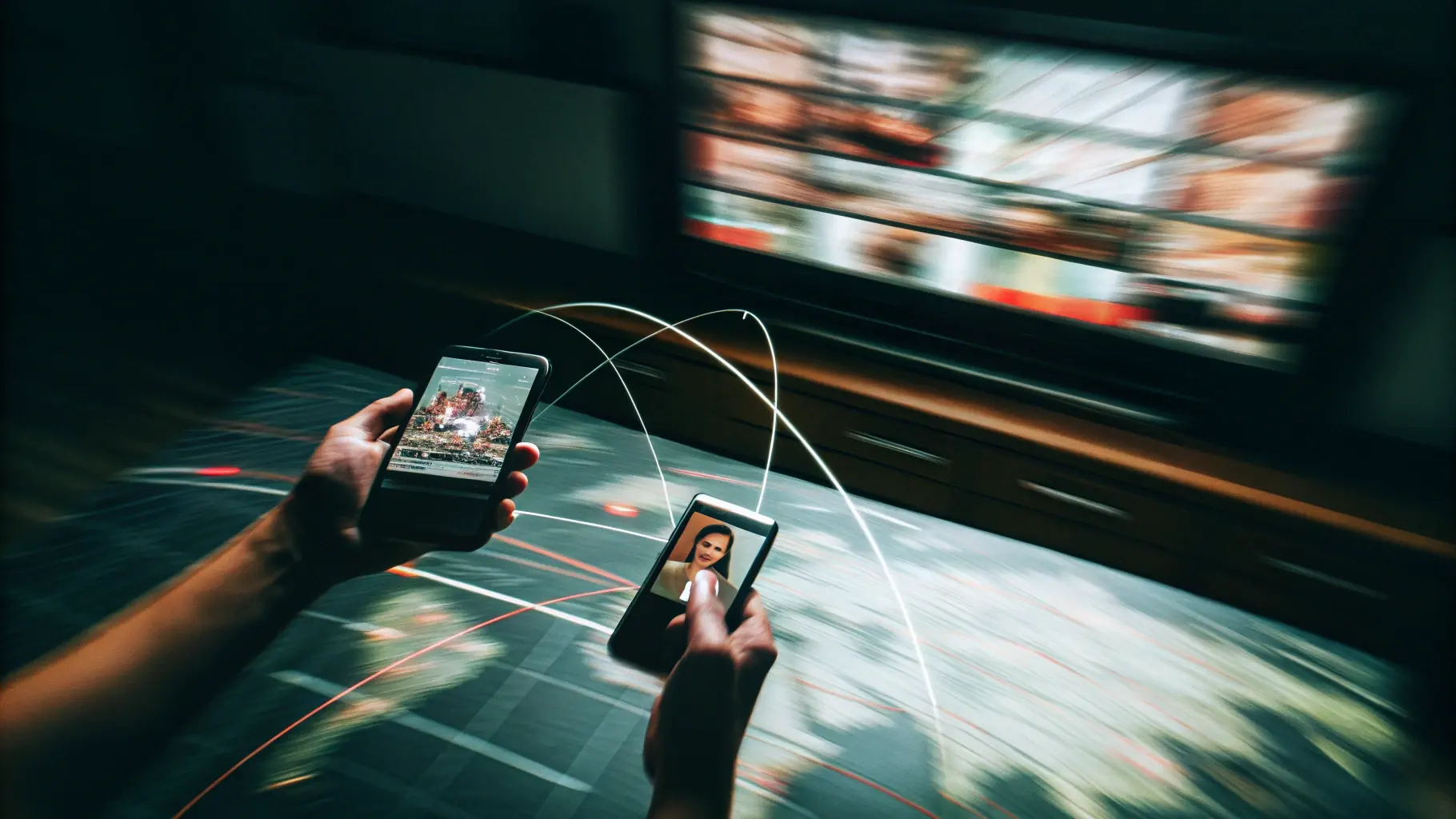 Streaming IPTV from smartphones to a big-screen TV