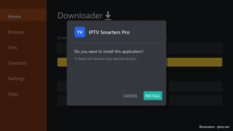 Installing IPTV Smarters App