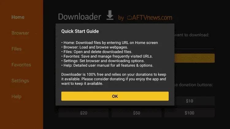 Downloader Quick Start Guide OK